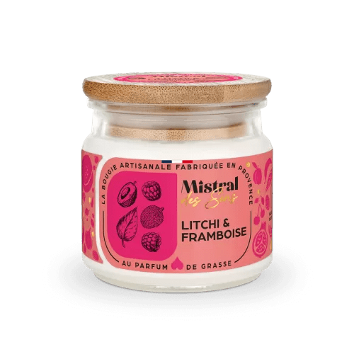Bougie parfumée Litchi & Framboise - Sensaura