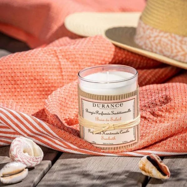 Bougie Parfumée Traditionnelle 180 gr Bain de Soleil - Sensaura