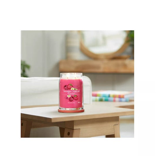 Framboise rouge - Grande Bougie Signature - Sensaura