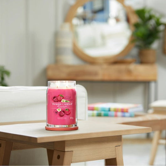 Framboise rouge - Grande Bougie Signature - Sensaura