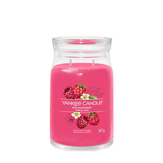 Framboise rouge - Grande Bougie Signature - Sensaura