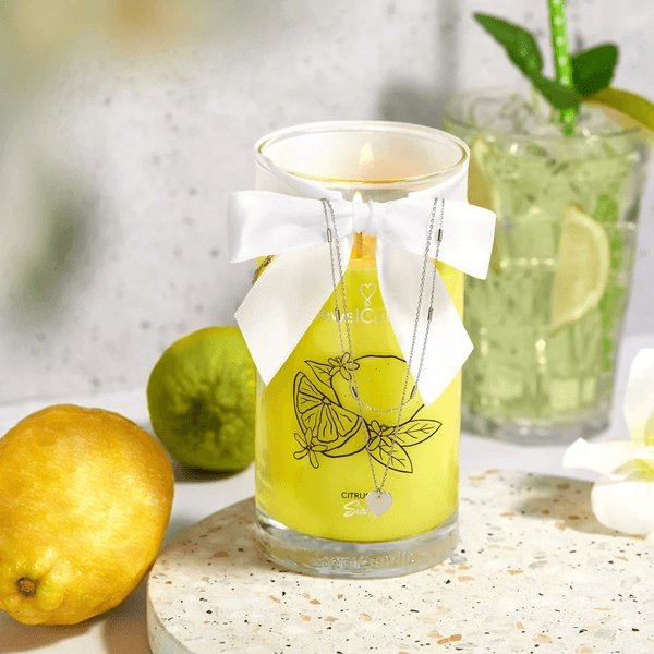 Bougie Bijou - Citron de Sicile Collier - Sensaura