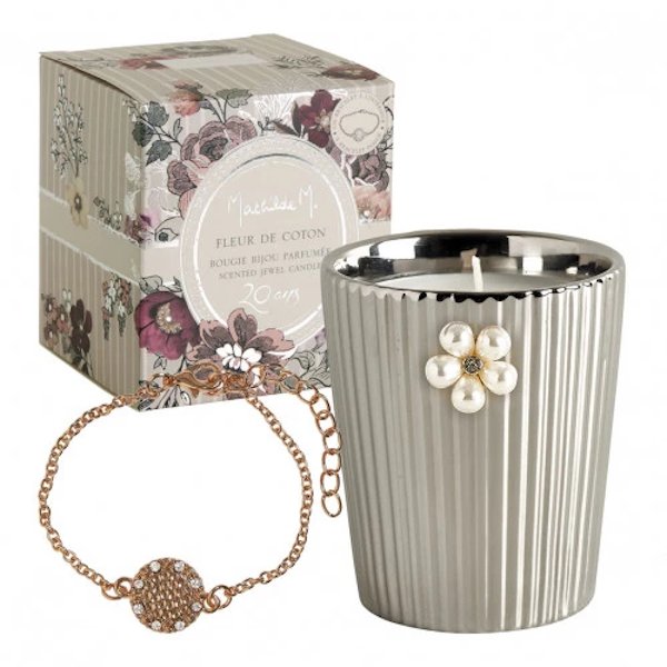 Bougie Bijou - Fleur de Coton 260g - Sensaura