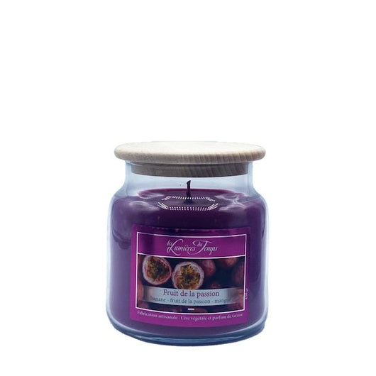 Bougie Cire Colorée Fruit de la Passion 145g - Sensaura