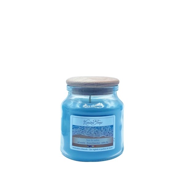 Bougie Cire Colorée Sur le Sable 145g - Sensaura