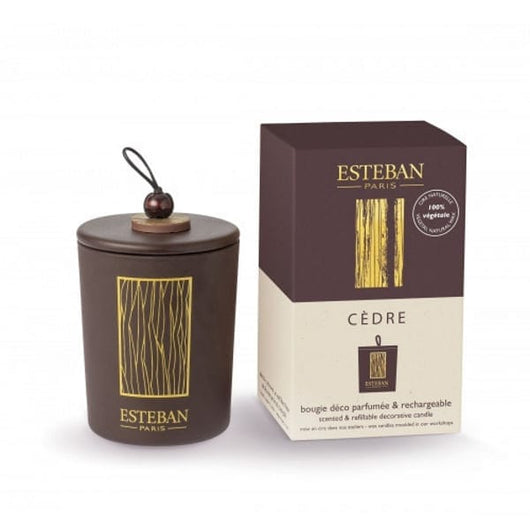 Bougie Décorative Rechargeable – Cèdre - Sensaura