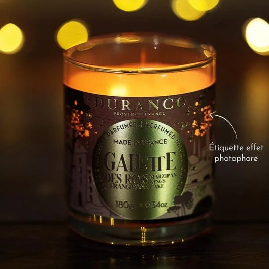 Bougie Naturelle Parfumée 180g Galette des rois 2024 - Sensaura