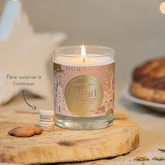 Bougie Naturelle Parfumée 180g Galette des rois 2024 - Sensaura