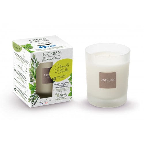 Bougie Parfumée Citronnelle & Menthe - Sensaura