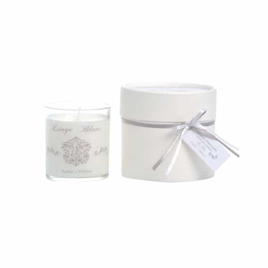 Bougie Parfumée - Linge Blanc - Sensaura