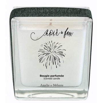 Bougie parfumée Noir de Feu 200g - Sensaura