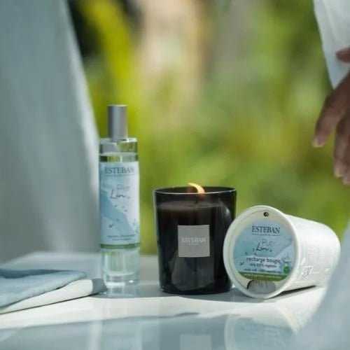 Bougie Parfumée - Pur Lin 180g - Sensaura