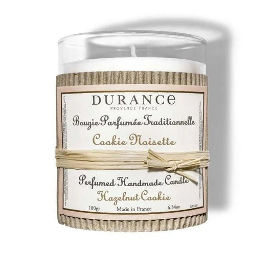 Bougie parfumée traditionnelle 180 gr Cookie Noisette - Sensaura