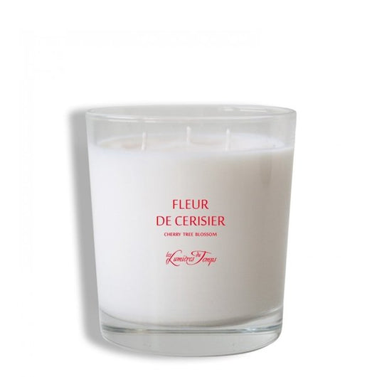 Bougie Végétale 3 mèches Fleur de Cerisier 600g - Sensaura
