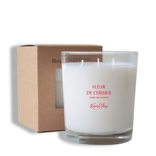 Bougie Végétale 3 mèches Fleur de Cerisier 600g - Sensaura