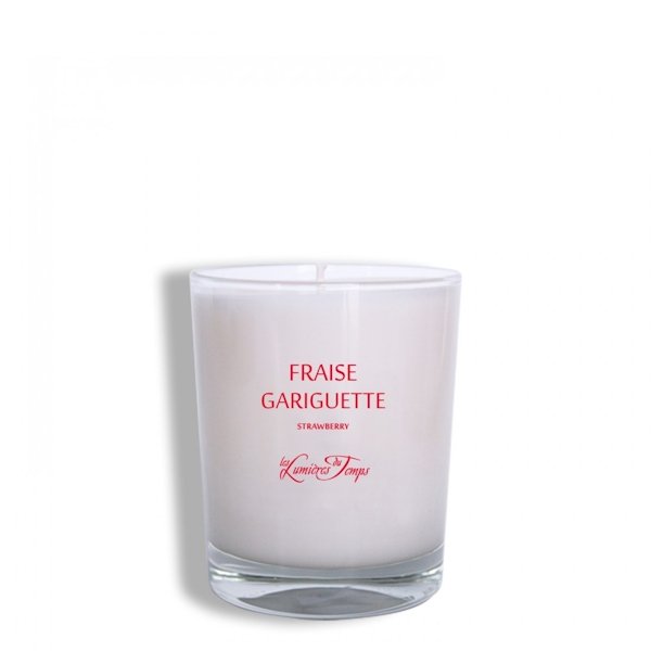 Bougie Végétale Fraise Gariguette 180g - Sensaura