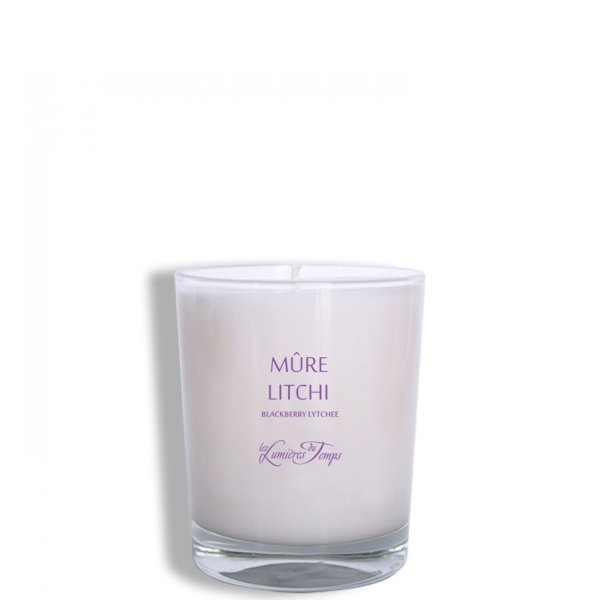 Bougie Végétale Mure Litchi 180g - Sensaura