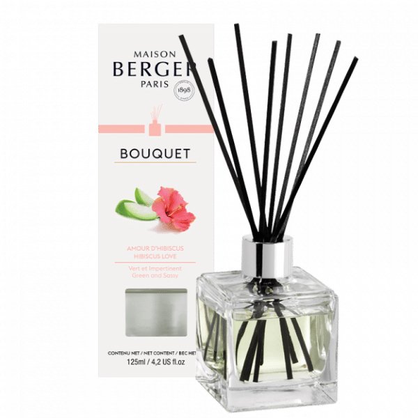 Bouquet parfumé Cube - Amour d'Hibiscus - Sensaura