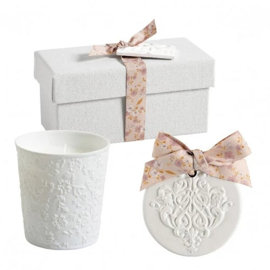 Coffret bougie parfumée Les présents de Mathilde - Secret de Santal - Sensaura