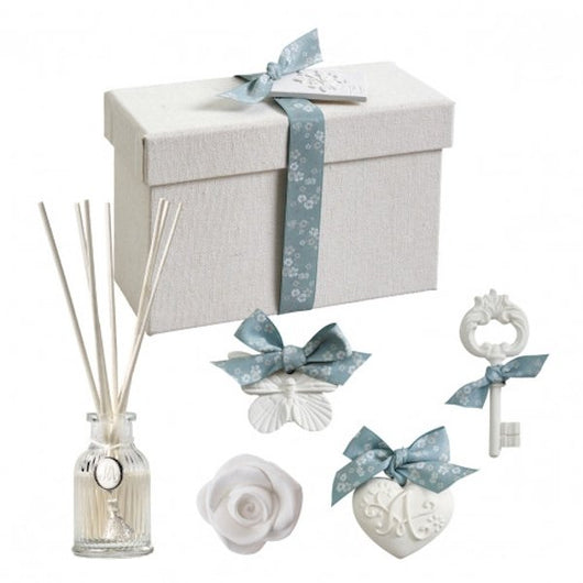 Coffret diffuseur de parfum d'ambiance Les présents de Mathilde - Poudre de Riz - Sensaura