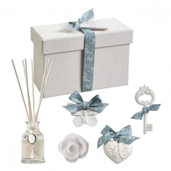 Coffret diffuseur de parfum d'ambiance Les présents de Mathilde - Poudre de Riz - Sensaura
