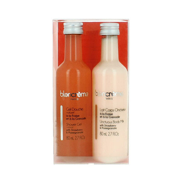Duo Corps Gel Douche/ Lait Corps Fraise Grenade 80ml - Sensaura