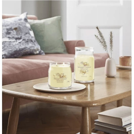 Gaufre Banane et Caramel - Votive en Verre - Sensaura