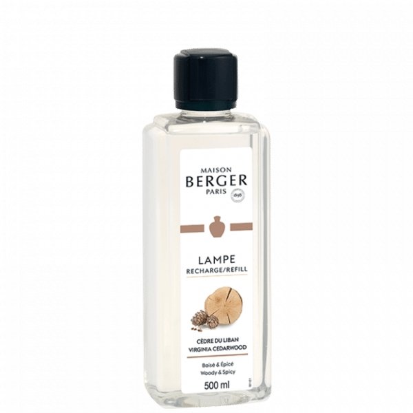 Lampe Berger - Recharge Lampe Cèdre du Liban 500ml - Sensaura