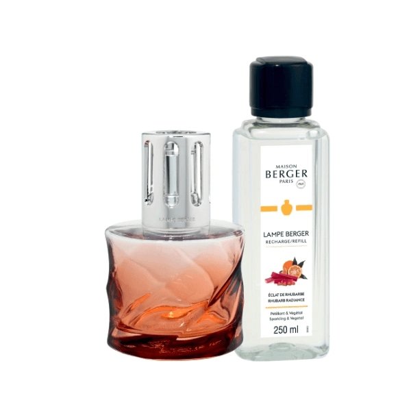 Lampe Berger Spirale Rose - Eclat de Rhubarbe - Sensaura