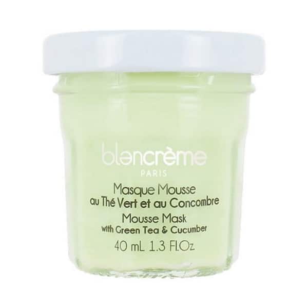 Masque visage mousse Thé vert & Concombre - 40ml - Sensaura