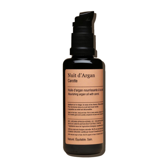 Nuit d'Argan - Huile d'Argan 50ml Carotte - Sensaura