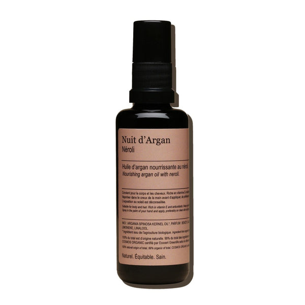 Nuit d'Argan - Huile d'Argan 50ml Néroli - Sensaura