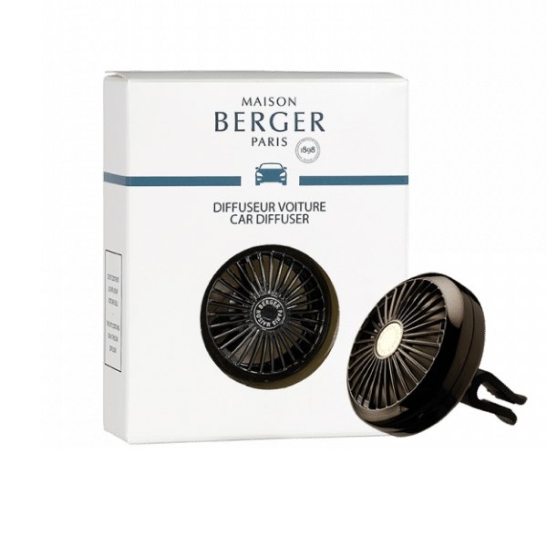 Pince Diffuseur voiture Car Wheel Noire - Sensaura