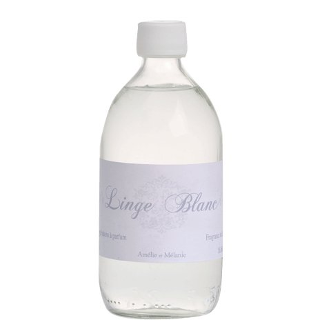 Recharge bâtons à parfum Linge Blanc 500ml - Sensaura