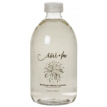Recharge bâtons à parfum Noir de Feu 500ml - Sensaura